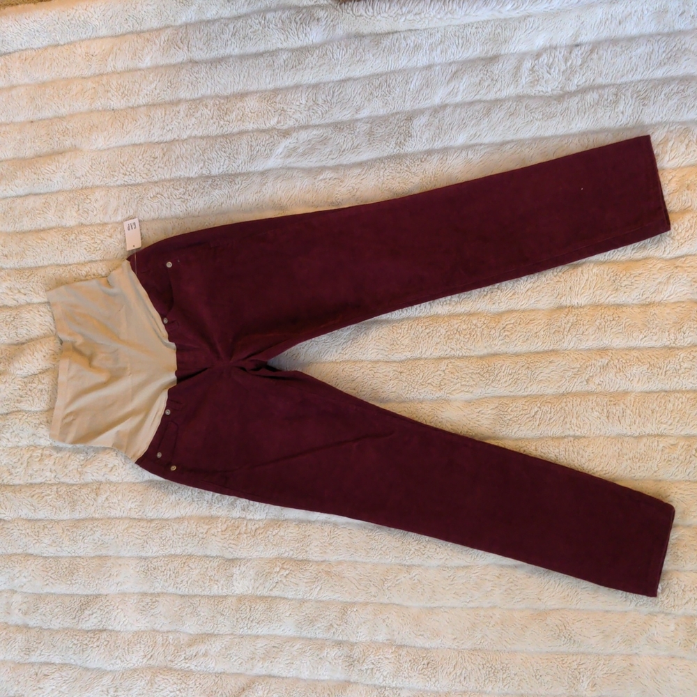 GAP Maroon Maternity Pants